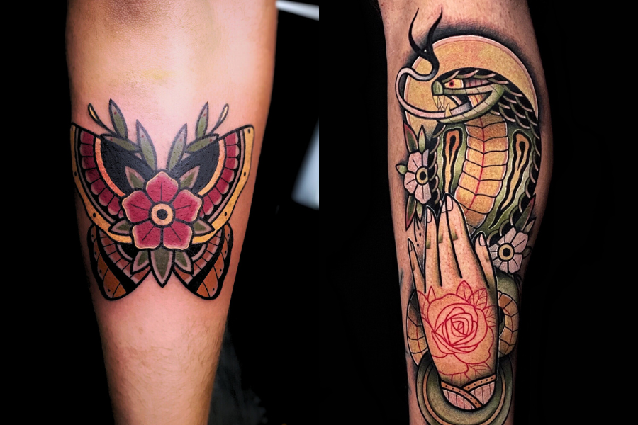 The Process of Creating a Traditional/Old School Tattoo: From Idea to Ink