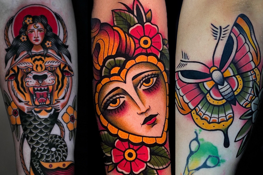 Traditional Style Tattoos for Women